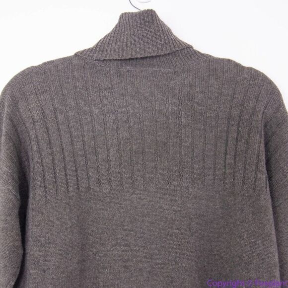 NEW Madewell 60% wool Hickory Turtleneck Sweater, heather mole, S - Picture 7 of 16